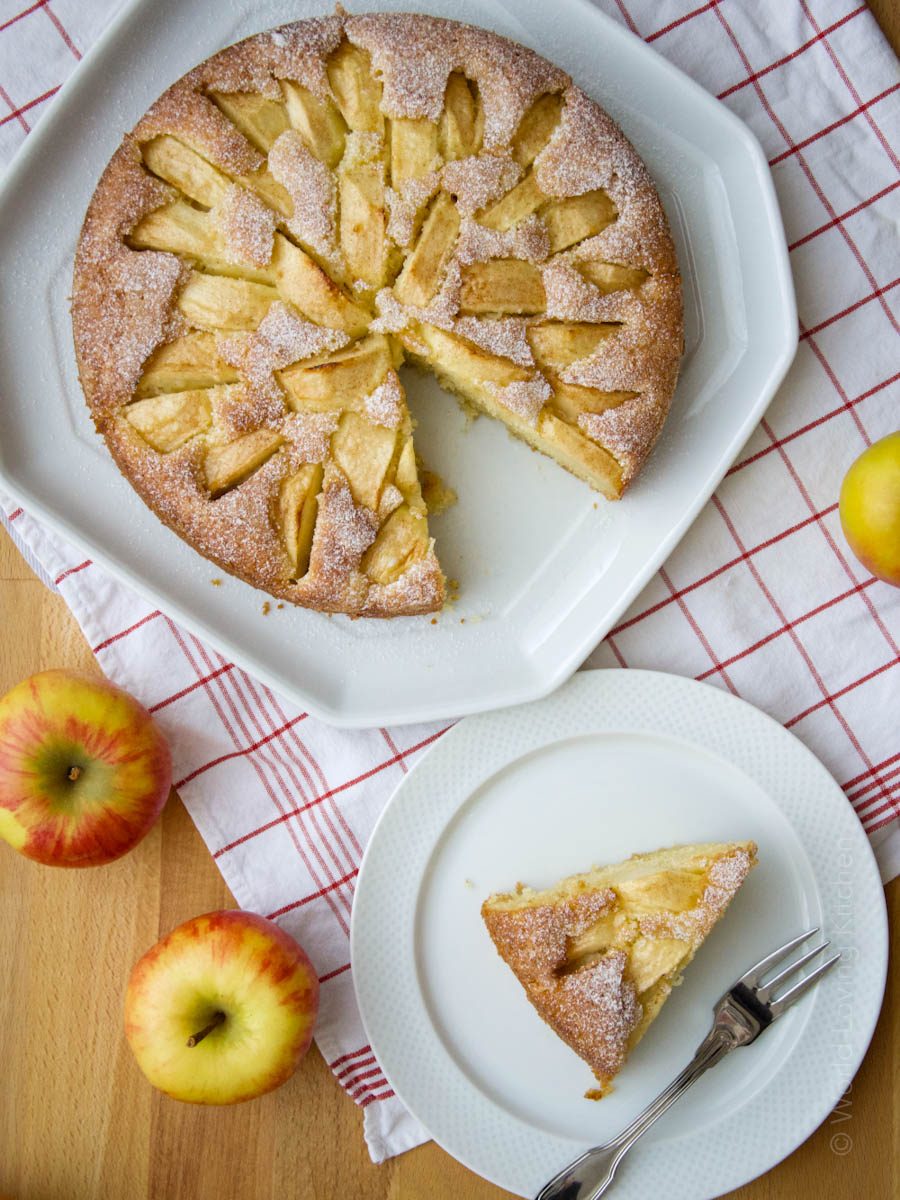 French Apple Cake - The Dizzy Cook