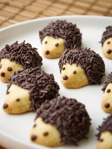 Igel Kekse | Hedgehog Cookies