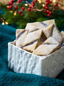 Linzer Streifen | Austrian Linzer Stripes Christmas Cookies