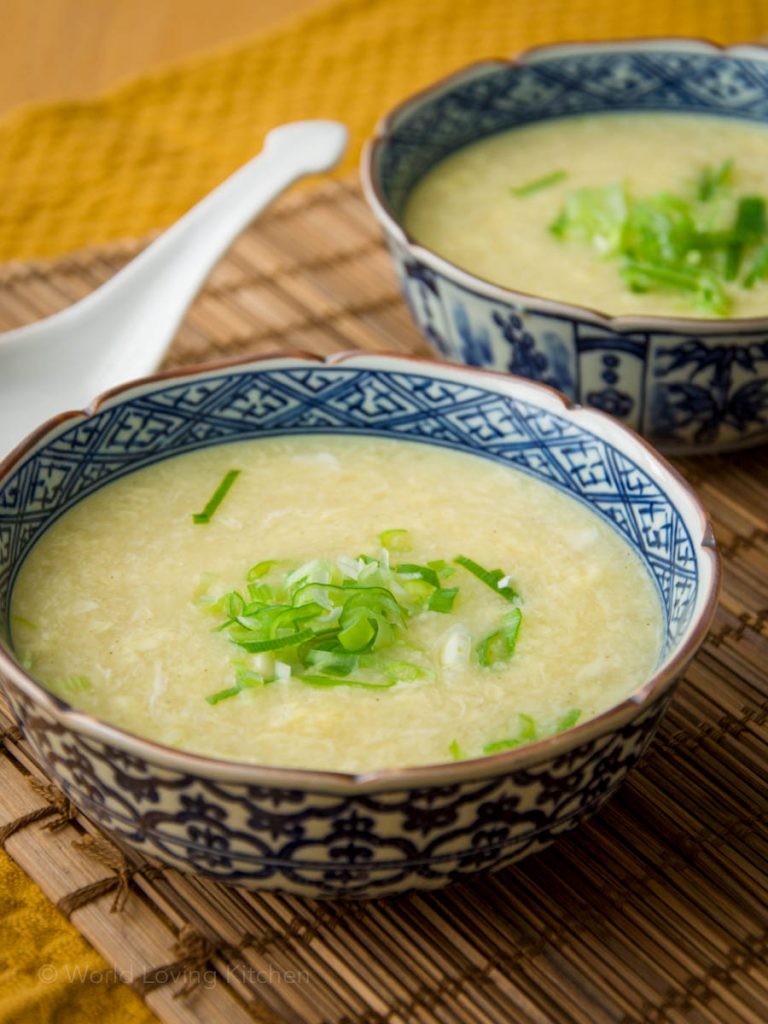 Chinese Egg Drop Soup | 蛋花汤 | Chinesische Eierblumensuppe | 蛋花汤