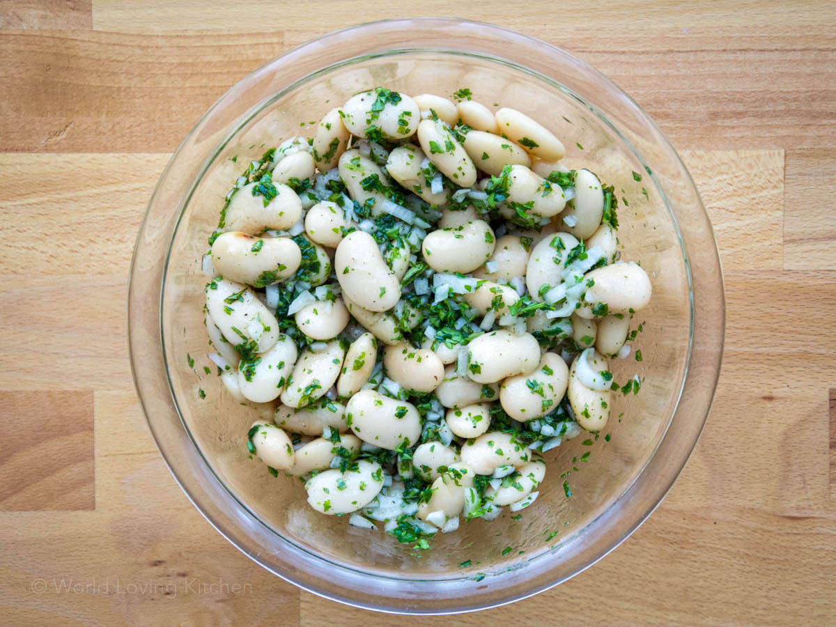 Insalata di Fagioli Bianchi | Italienischer Weißer Bohnensalat – World ...