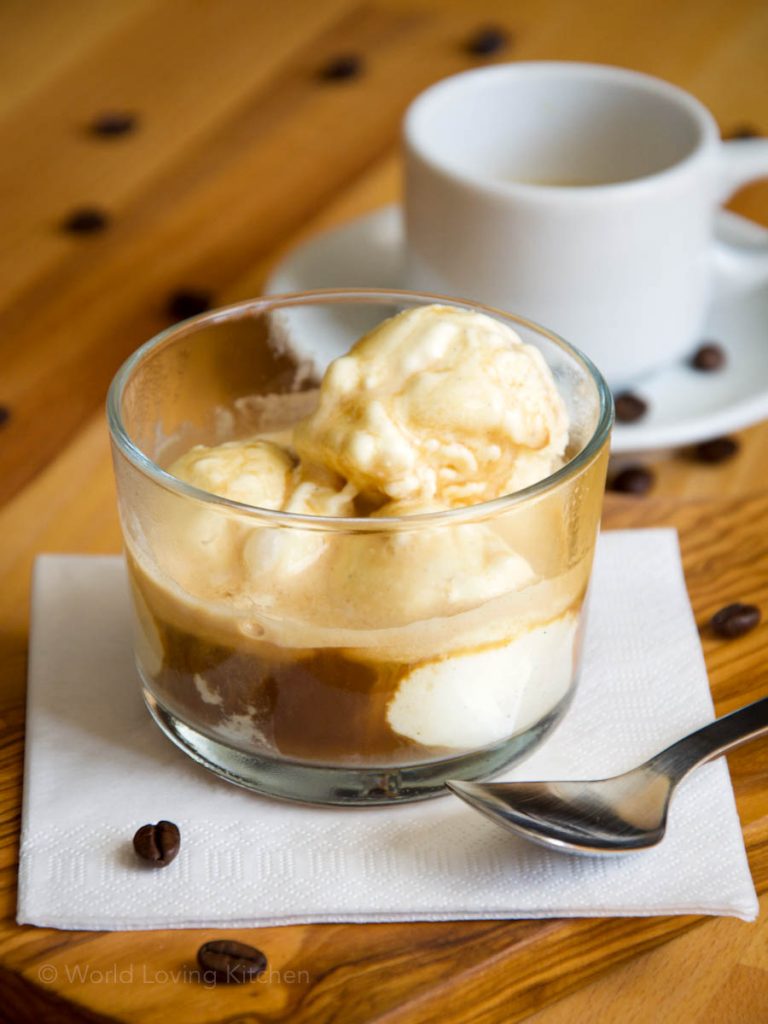 Affogato al Caffè | Classic Italian Ice Cream and Coffee Dessert /// Affogato al Caffè | Traditioneller Italienischer Eiskaffee