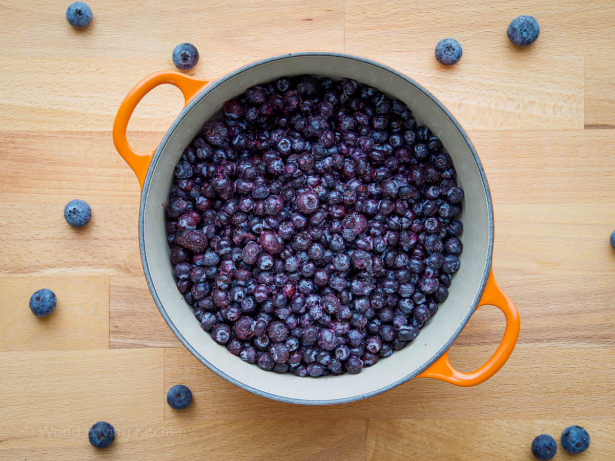 Einfaches Rezept für Blaubeer- / Heidelbeermarmelade – World Loving Kitchen