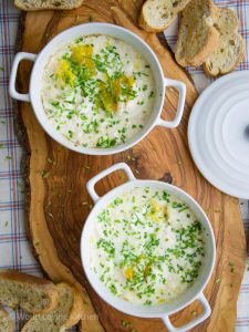 Oeufs en Cocotte | French Baked Eggs /// Oeufs en Cocotte | Französische gebackene Eier